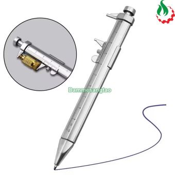 Bút bi đa năng tích hợp thước kẹp nhựa 0-100mm BTTK100