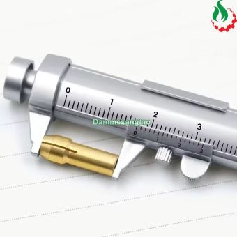 Bút bi đa năng tích hợp thước kẹp nhựa 0-100mm BTTK100