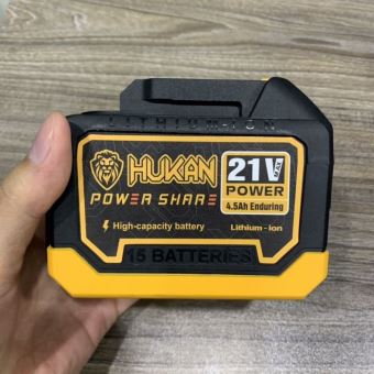 Pin 21V Hukan 15 cell dung lượng cao chân pin phổ thông