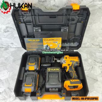 Máy siết bulong pin 21V Hukan HK-IPW450PRO 450Nm