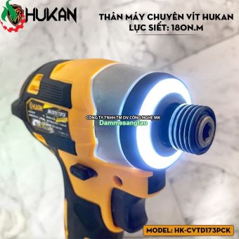 Máy bắn vít pin 21V Hukan HK-CVTD173PCK 180Nm
