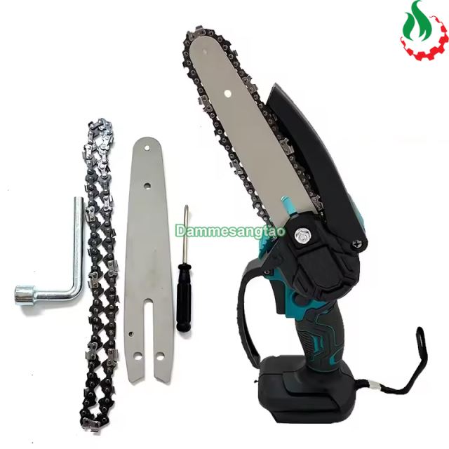 Máy cưa xích pin 18V 6inch có chổi than động cơ 550 (Mẫu 1)