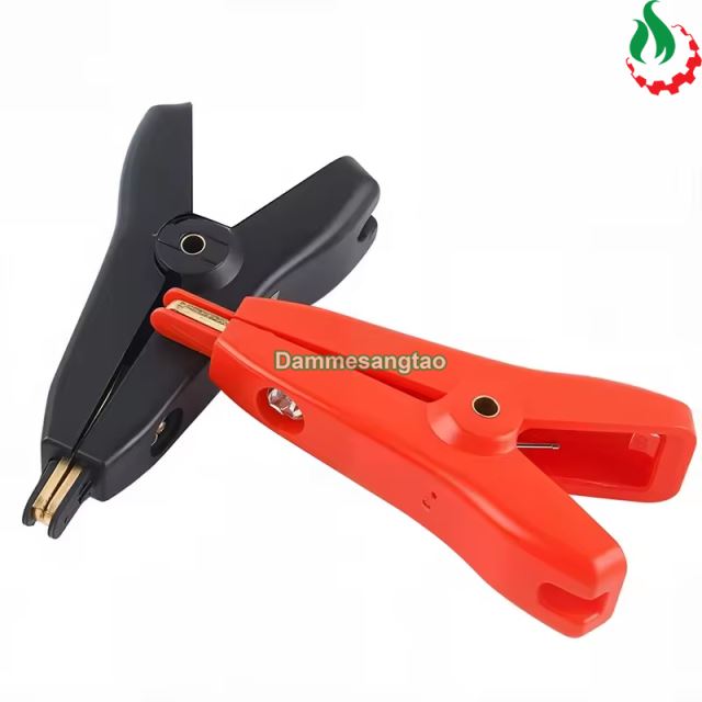 Đầu kẹp cá sấu LCR Kelvin đồng mạ vàng 52mm (1 Cặp)