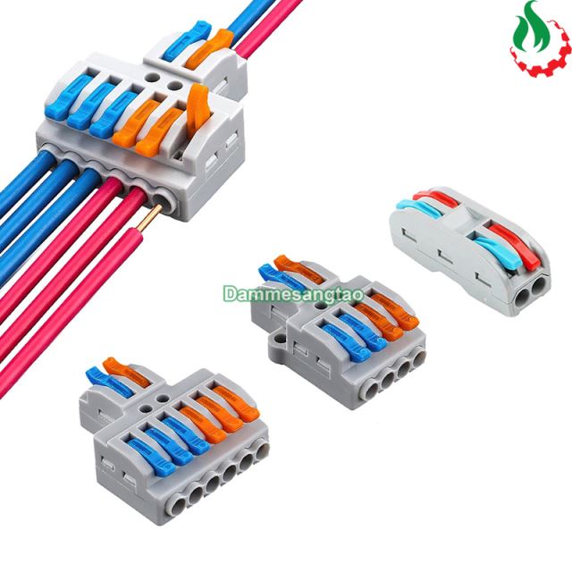 Cút nối dây điện đôi siêu nhanh chịu tải 32A dây tối đa 2.5mm