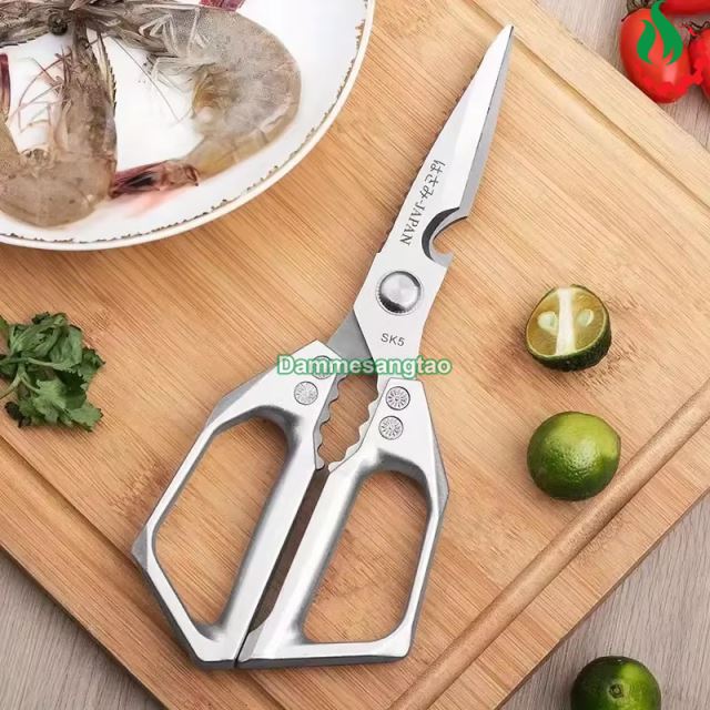 Kéo cao cấp nhà bếp đa năng gia dụng bằng thép không gỉ Japan SK5