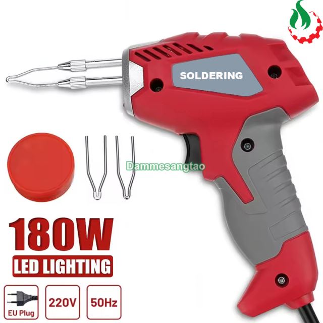 Máy hàn xung điện 220V công suất 180W MT-SG180P (Tặng kèm mỡ hàn và mũi hàn)