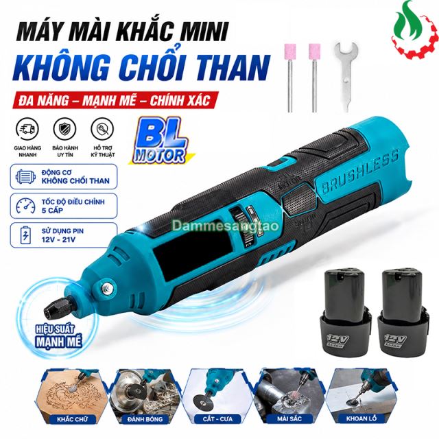 Máy mài khuôn pin 12V động cơ không chổi than (MK12BL)