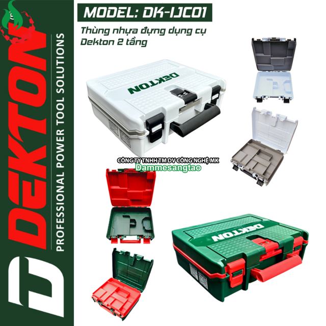 Thùng nhựa đựng dụng cụ Dekton DK-IJC01 (2 tầng)
