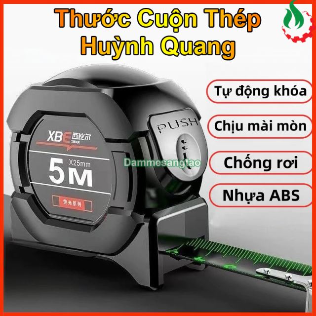 Thước cuộn thép huỳnh quang chống mài mòn và độ chính xác cao