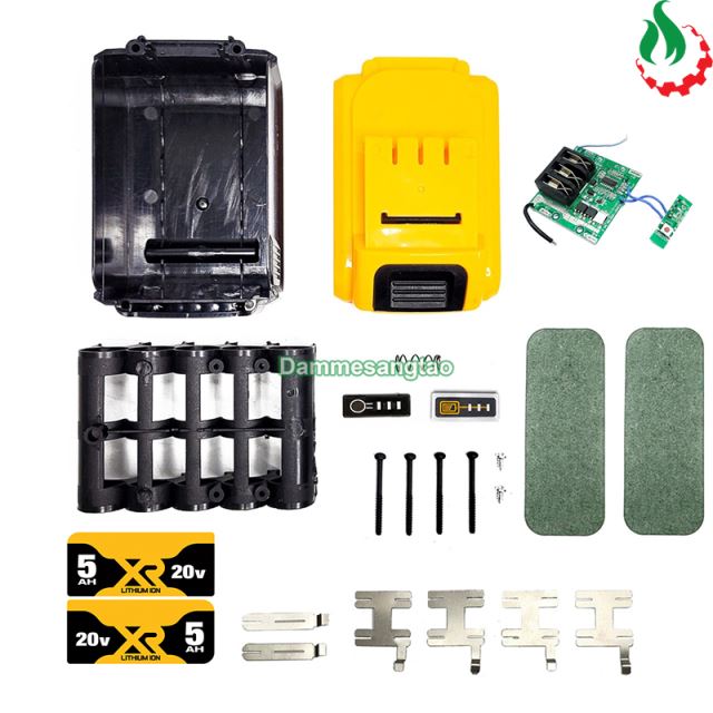 Vỏ pin DEWALT TQ 20V 18650 (10Cell) Li-ion sạc Adapter (VDTQ201810IA)