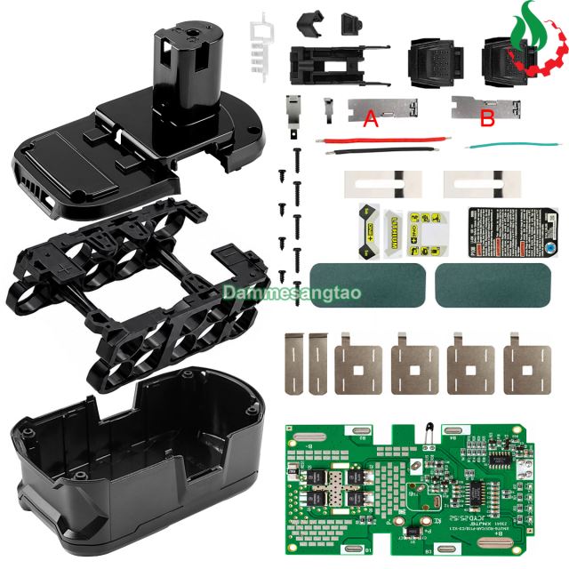Vỏ pin RYOBI 18V 18650 (10 Cell) Li-ion nhận sạc zin (VR181810IZ)