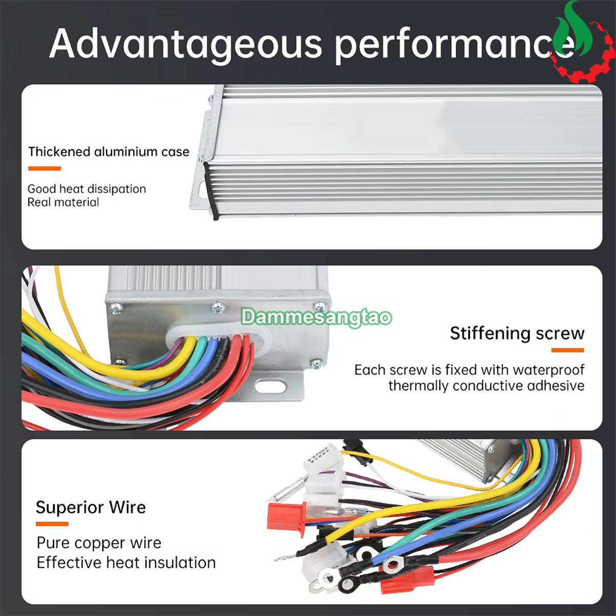 IC Điều Khiển Tốc Độ Xe Điện Đa Năng 48V - 64V 1200W IC4864