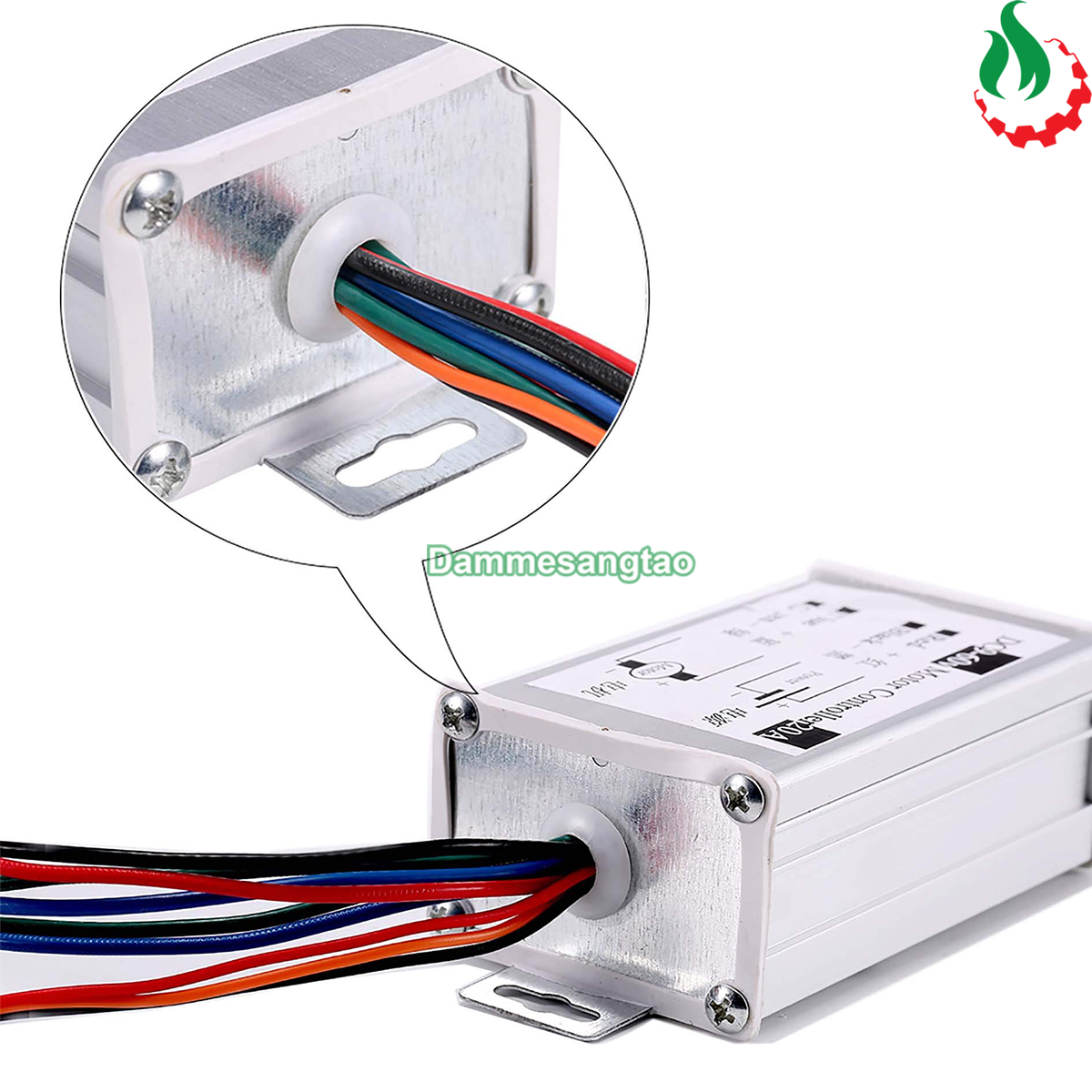 Bộ điều khiển tốc độ động cơ PWM DC 9-60V 20A 1200W có đảo chiều PWMR20A-60V