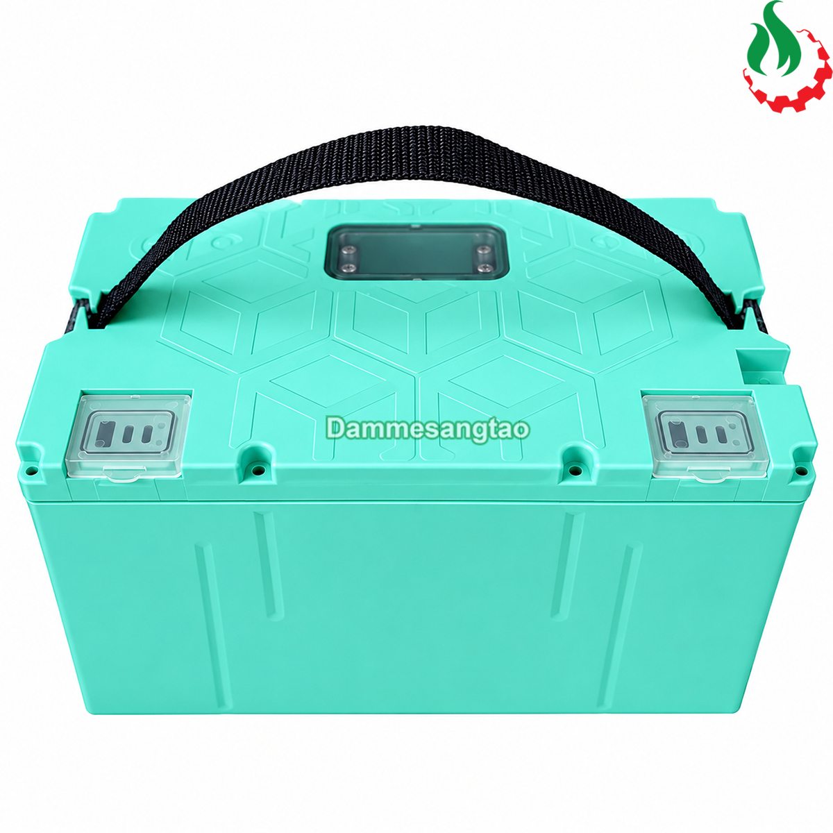 Hộp đựng pin 32140 16S2P 30AH có quai xách màu đen thuận tiện di chuyển