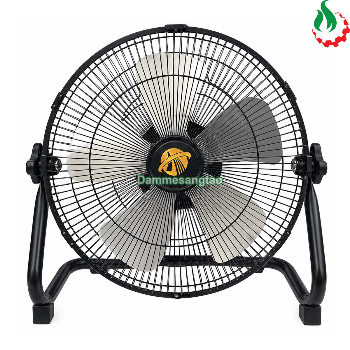 Quạt dùng pin 12V-21V QBL12-M21 không chổi than 12 inch chân phổ thông