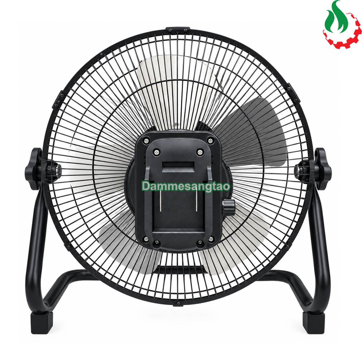 Quạt dùng pin 12V-21V QBL12-M21 không chổi than 12 inch chân phổ thông