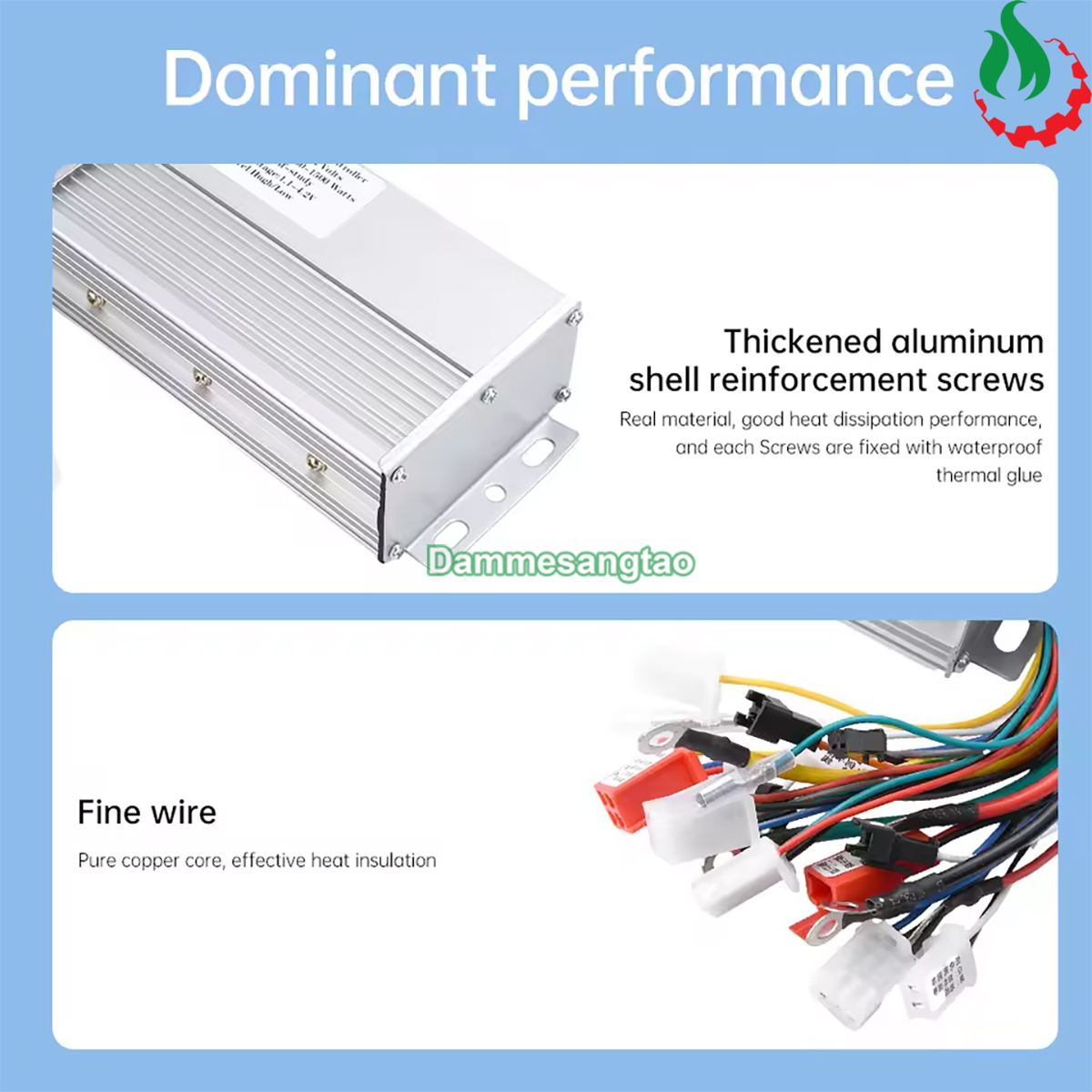 IC Điều Khiển Tốc Độ Xe Điện Đa Năng 48V - 64V 600W IC4864