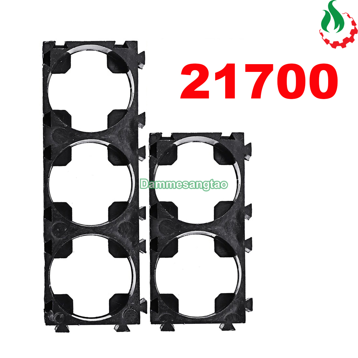 Khung cố định cell pin 21700 nhựa ABS ghép nối nhiều cell K21700