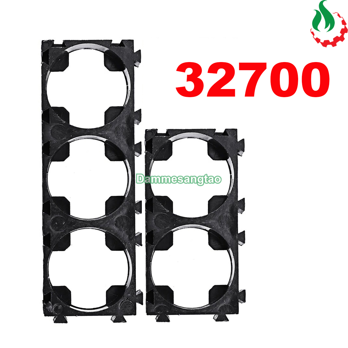 Khung cố định cell pin 32700 nhựa ABS ghép nối nhiều cell K32700