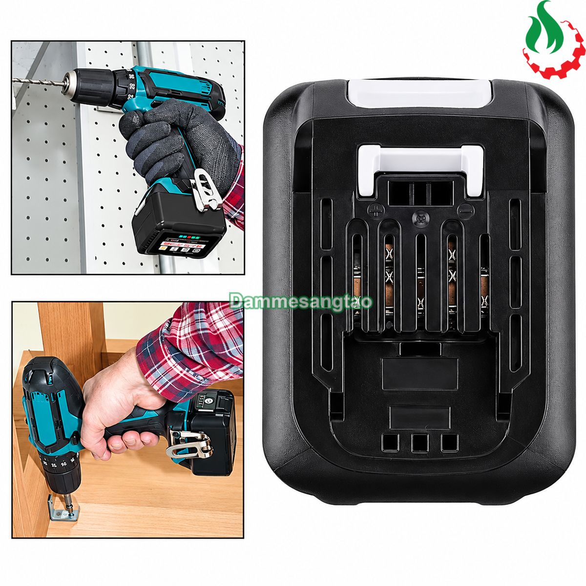 Pin đóng MAKITA 12V MAX 18650 Li-ion nhận sạc zin (B-VM12186IZ)