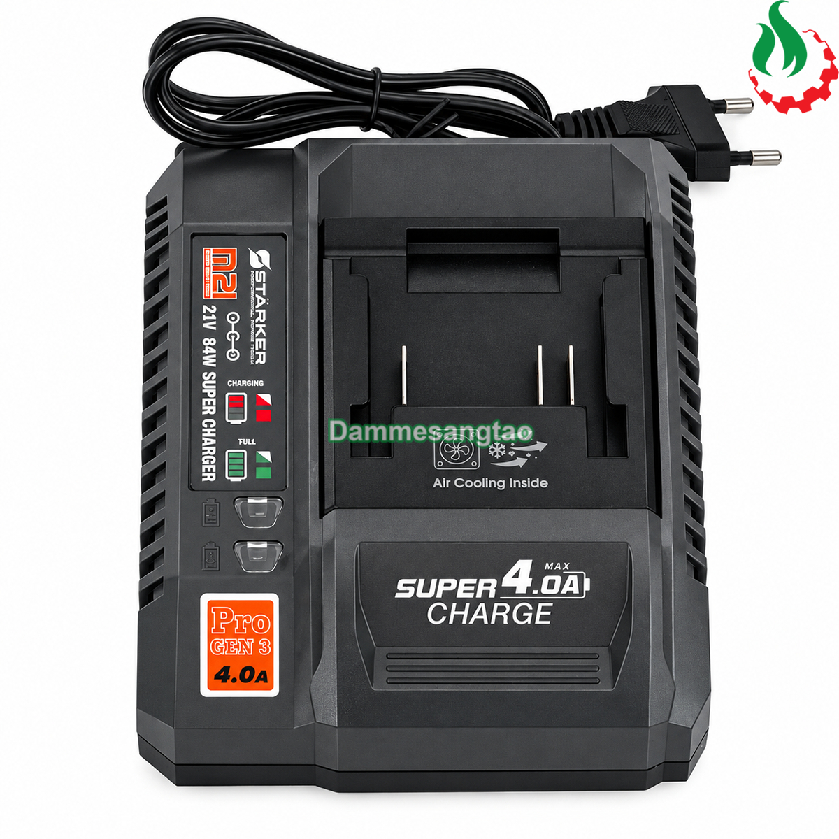 Đế sạc pin STARKER 21V SK-CBF4A-PLUS dòng sạc 4A chân phổ thông
