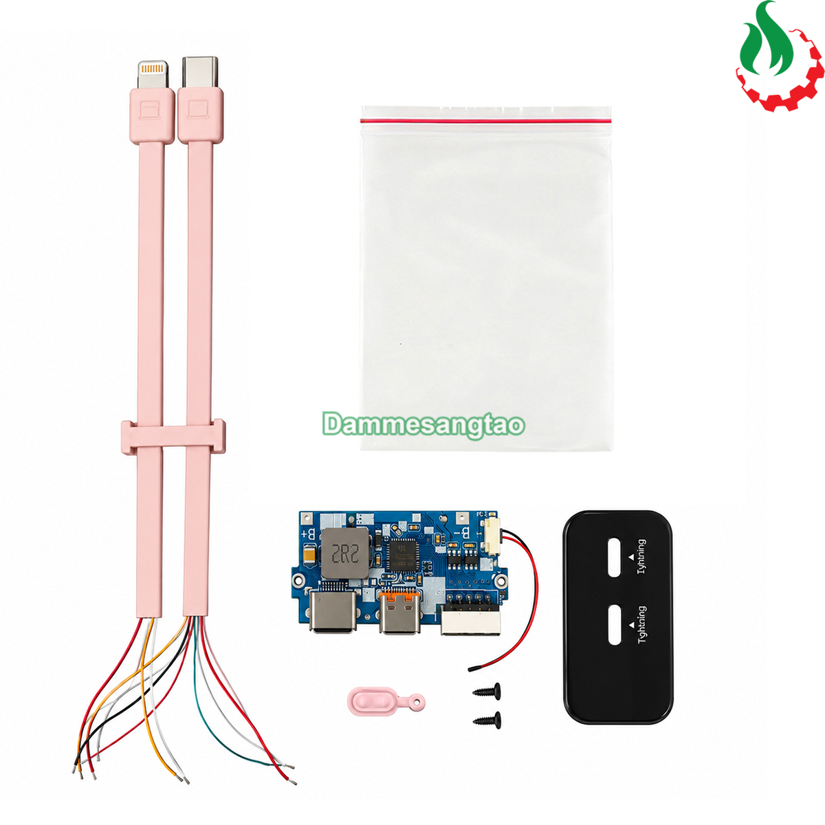 Box sạc dự phòng 2 cell 21700 (DX285) sạc nhanh 22.5W