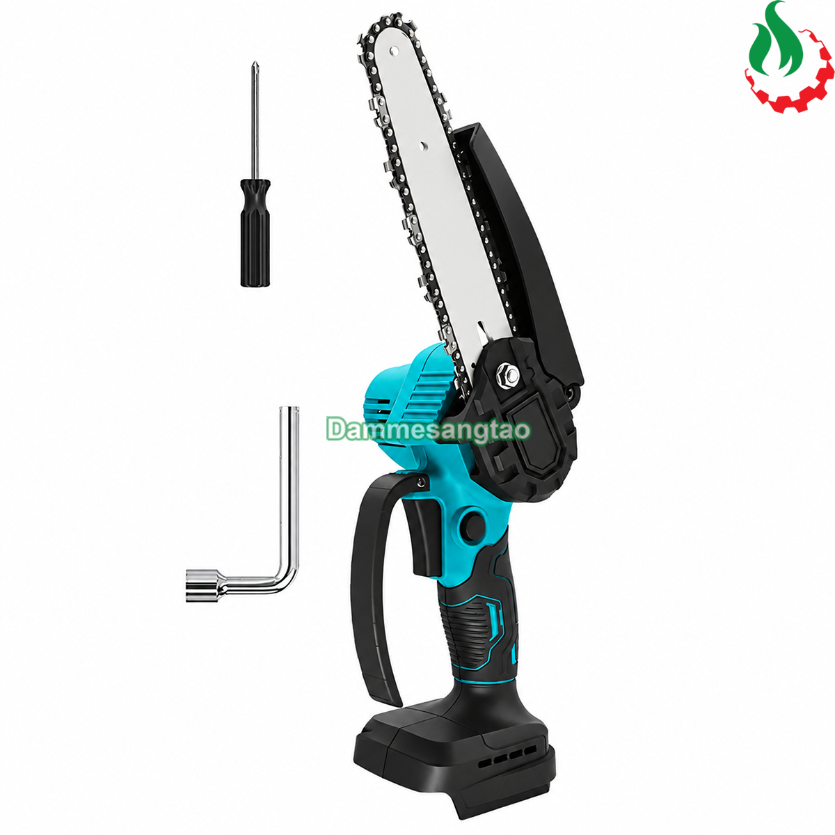 Cưa xích pin 18V CXM1-M186I có chổi than có bơm dầu lưỡi 6inch chân phổ thông