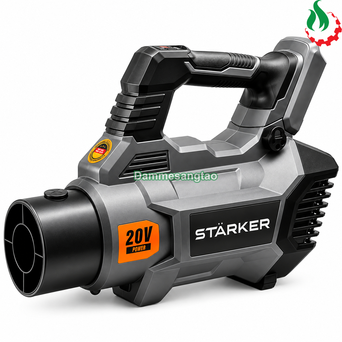Máy thổi lá pin STARKER 21V SK-X20-BLW5580 góc nghiêng thân máy