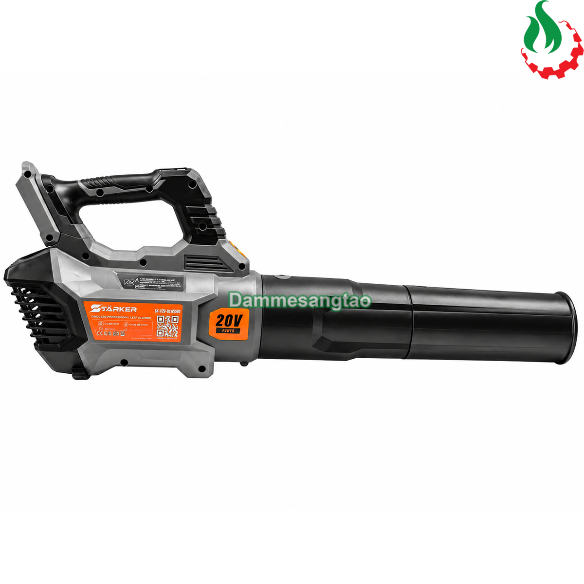 Máy thổi lá pin STARKER 21V SK-X20-BLW5580 góc bên thân máy