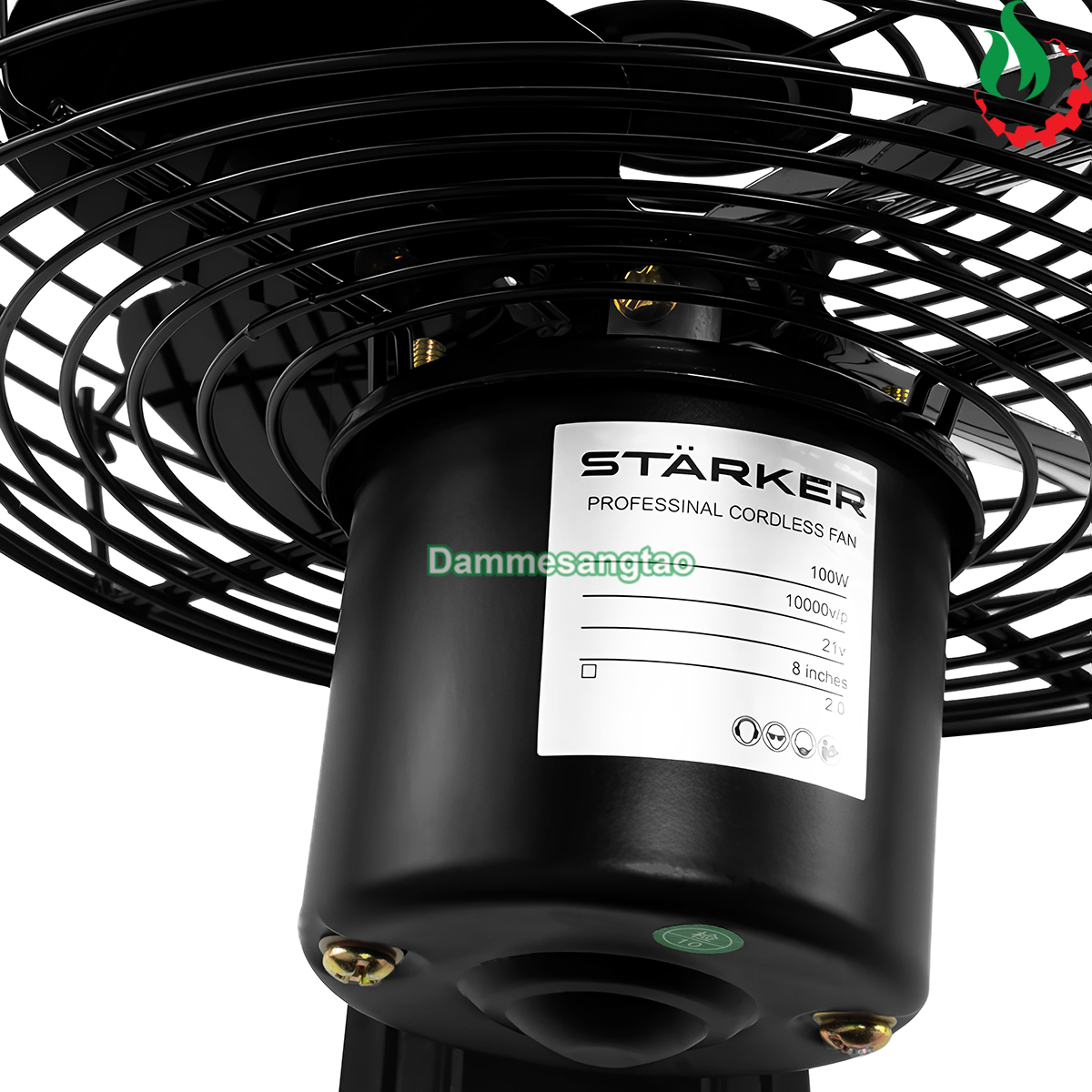 Động cơ có than quạt dùng pin STARKER 21V SK-FAN8INCH
