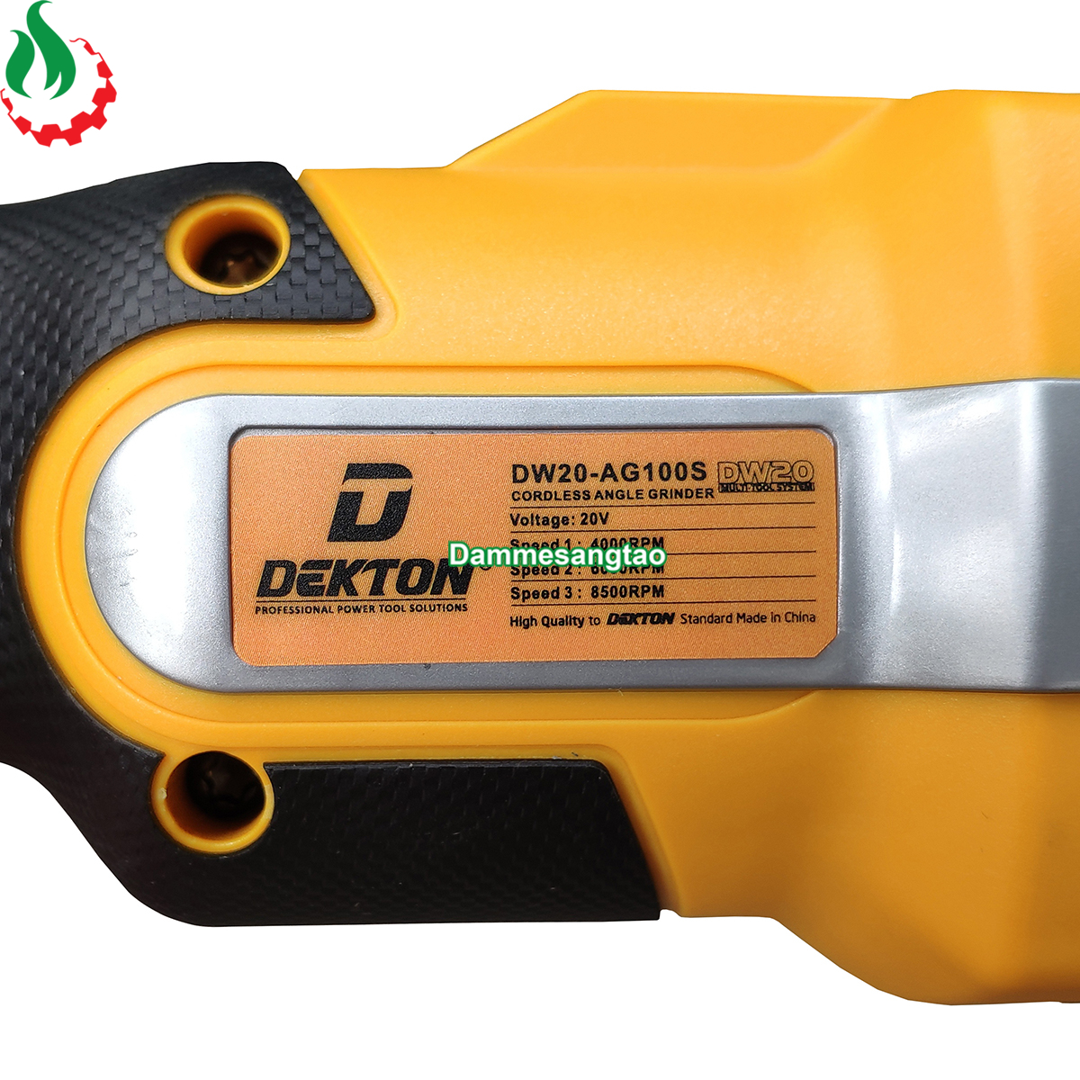 Thân máy mài góc dùng pin Dekton DW20 AG100S chân pin Dewalt (Không pin sạc)