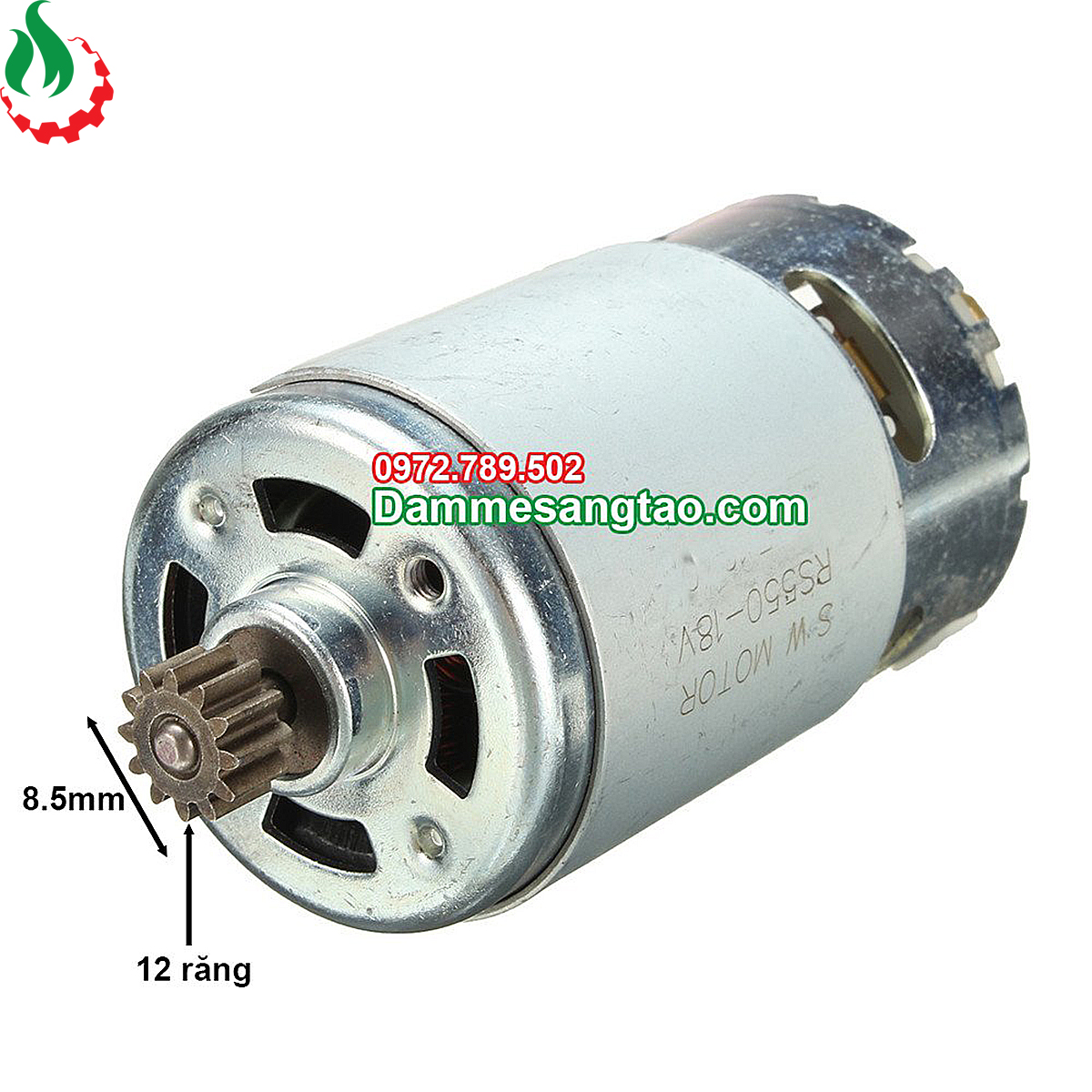 Motor DC RS 550 công suất cao