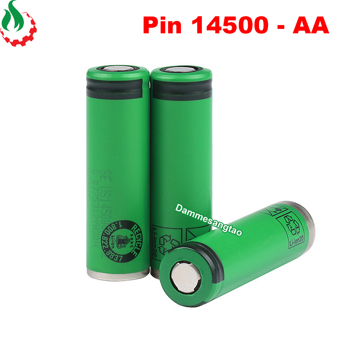 Cell pin AA 14500 Sony US14500VR2 680mAh Li-ion 3.7V